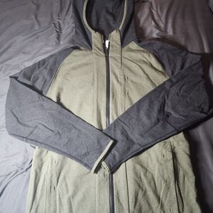 Lululemon Athletica Olive and Charcoal Hoodie XXL EUC